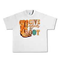 Lunar Rock Give Cancer the boot Kidney Cancer orange ribbon Urban Heavy Tee - NancyCooperArtShop