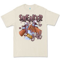 Bone sky j mauve sneaker girl afro woman Premium Tee - RanaPortraitStore