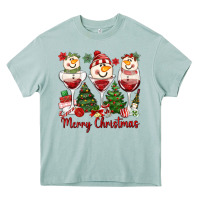 Arona merry christmas wine and cocktails Heavy Core Tee - MaliasSmallBusiness