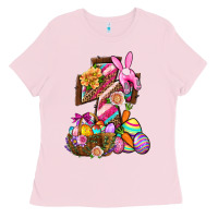 Bubblegum Pink He Is Risen Ladies Tee - BundleAndBundleShop