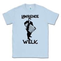 Dusty Blue lawrence welk   name   the black stencil Classic Tee - tuanDangUi