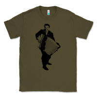 Army Green lawrence welk   no name   the black stencil Classic Tee - tuanDangUi