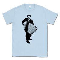 Dusty Blue lawrence welk   no name   the black stencil Classic Tee - tuanDangUi