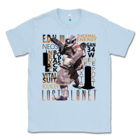 Dusty Blue lost planet Classic Tee - tuanDangUi