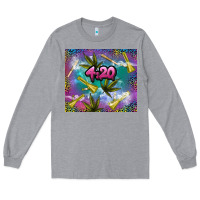 Heather Grey 4 20 marijuana holiday Long Sleeve Tee - TumblerDesignByShophia
