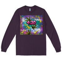 Plum 4 20 marijuana holiday Long Sleeve Tee - TumblerDesignByShophia