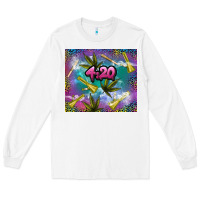 White 4 20 marijuana holiday Long Sleeve Tee - TumblerDesignByShophia