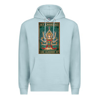 Blue Mist my chakras are aligned af vintage yoga meditation Premium Hoodie - tuanDangUi