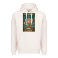 Pale Pink my chakras are aligned af vintage yoga meditation Premium Hoodie - tuanDangUi