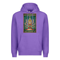 Purple my chakras are aligned af vintage yoga meditation Premium Hoodie - tuanDangUi