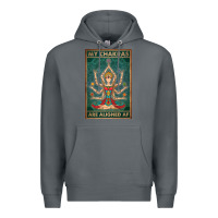 Rock my chakras are aligned af vintage yoga meditation Premium Hoodie - tuanDangUi