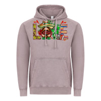 Vintage Zinc Mexico love with gnome Vintage Hoodie - NancyCooperArtShop