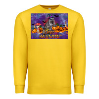 Lemon Happy Halloween Raccoon Premium Sweatshirt - LillyAllenDesigns