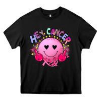 Black hey cancer Heavy Core Tee - JahusDesignShop