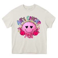 Cream hey cancer Heavy Core Tee - JahusDesignShop