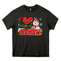 Asphalt i love being a mamaw Heavy Core Tee - MaliasSmallBusiness