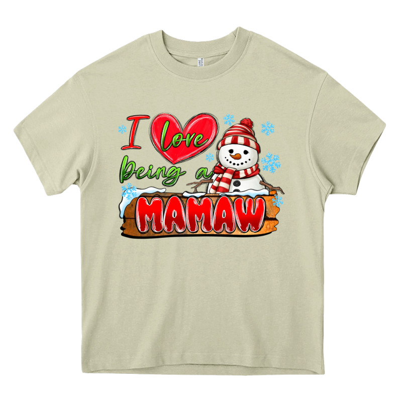 I Love Being A Mamaw Heavy Core Tee by MaliasSmallBusiness | Teevron