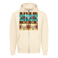 Sandshell native american aztec seamless pattern 3 Zipper Hoodie - BundleAndBundleShop
