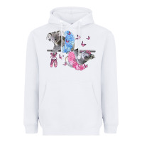White Koalas With Tutu Heavyweight Hoodie - LillyAllenDesigns