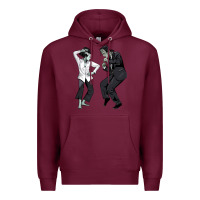 Burgundy pulp frankenstein Premium Hoodie - tuanDangUi