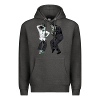 Charcoal Heather pulp frankenstein Premium Hoodie - tuanDangUi
