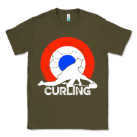 Army Green Curling Classic Tee - Bettercallsaul