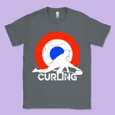 Curling Classic Tee Designed By Bettercallsaul