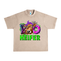 French Oak Boo Heifer Cow Urban Heavy Tee - texasbilliewilder