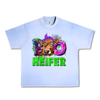 Grape Ice Boo Heifer Cow Urban Heavy Tee - texasbilliewilder