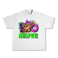 Lunar Rock Boo Heifer Cow Urban Heavy Tee - texasbilliewilder