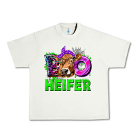 Pistachio Boo Heifer Cow Urban Heavy Tee - texasbilliewilder