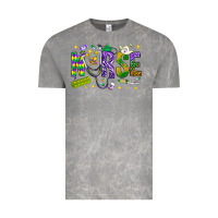 Cloud Rock Mardi Gras Nurse Vintage Tee - NancyCooperArtShop