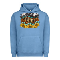 Pigment Pebble Blue western mini Urban Hoodie - BarkalooDesign