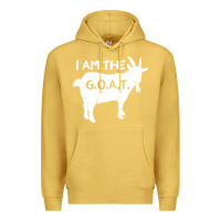 Antique Gold i am the g.o.a.t. greatest of all time athletics g Premium Hoodie - tuanDangUi