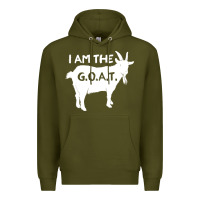 Army Green i am the g.o.a.t. greatest of all time athletics g Premium Hoodie - tuanDangUi
