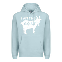 Blue Mist i am the g.o.a.t. greatest of all time athletics g Premium Hoodie - tuanDangUi