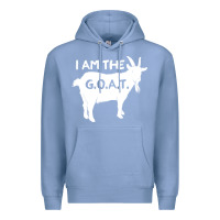 Colony Blue i am the g.o.a.t. greatest of all time athletics g Premium Hoodie - tuanDangUi