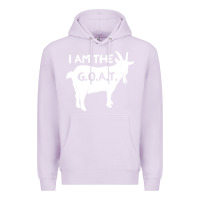 Lilac i am the g.o.a.t. greatest of all time athletics g Premium Hoodie - tuanDangUi
