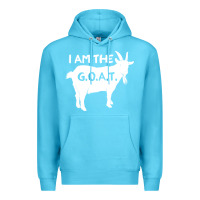 Ocean Blue i am the g.o.a.t. greatest of all time athletics g Premium Hoodie - tuanDangUi
