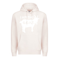 Pale Pink i am the g.o.a.t. greatest of all time athletics g Premium Hoodie - tuanDangUi