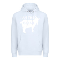 White i am the g.o.a.t. greatest of all time athletics g Premium Hoodie - tuanDangUi
