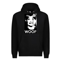 Black buzz your girlfriend   woof! Premium Hoodie - tuanDangUi
