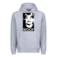 Heather Grey buzz your girlfriend   woof! Premium Hoodie - tuanDangUi