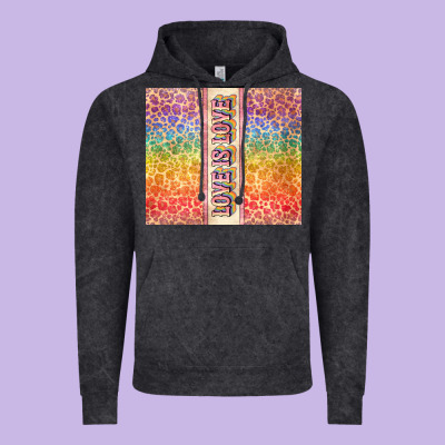 Love Is Love Pride Lgbtq+ Vintage Hoodie Designed By Nancycooperartshop