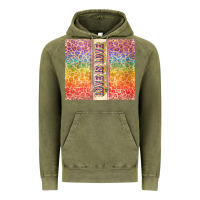 Vintage Olive Love is love Pride LGBTQ+ Vintage Hoodie - NancyCooperArtShop