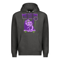 Charcoal Heather ape grape Premium Hoodie - tuanDangUi