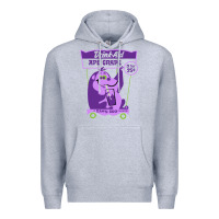 Heather Grey ape grape Premium Hoodie - tuanDangUi