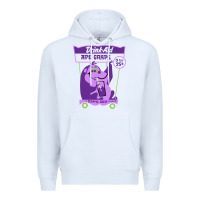 White ape grape Premium Hoodie - tuanDangUi