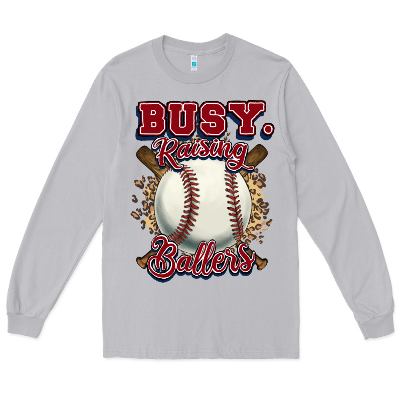 Busy Raising Ballers Long Sleeve Tee by HowdyJamesFarm | Teevron