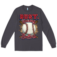 Smoke Busy raising ballers Long Sleeve Tee - HowdyJamesFarm